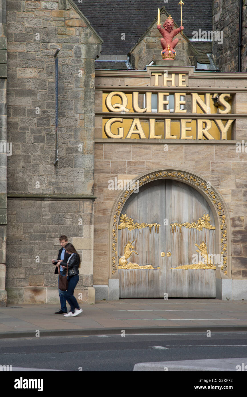 Queens Gallery, Holyrood; Edinburgh; Schottland Stockfoto