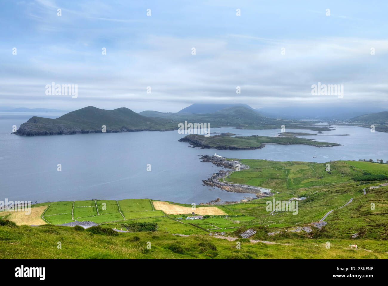 Valentia Island, Cromwell Punkt Skellig Ring, Kerry, Irland, Europa Stockfoto