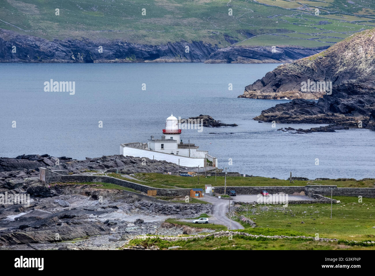 Valentia Island, Cromwell Punkt Skellig Ring, Kerry, Irland, Europa Stockfoto