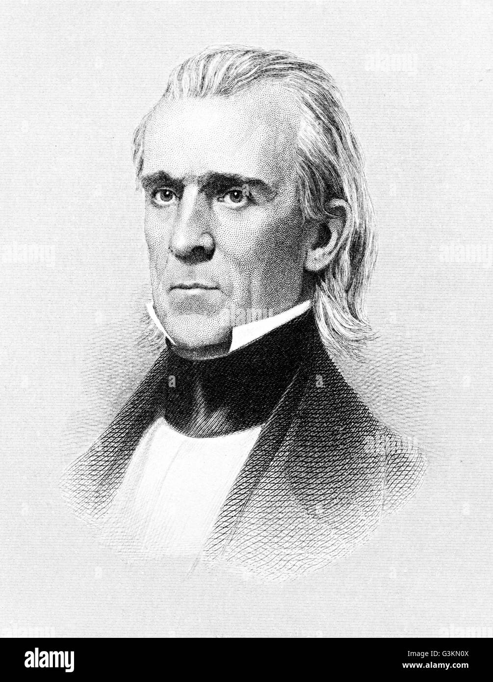 James Polk, 1795-1849 Stockfoto