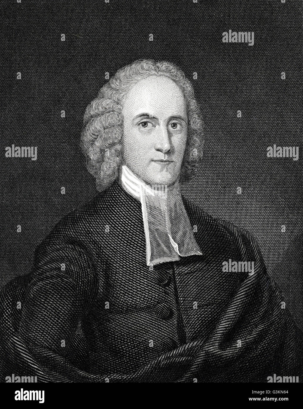 Jonathan Edwards, 1703-1758 Stockfoto