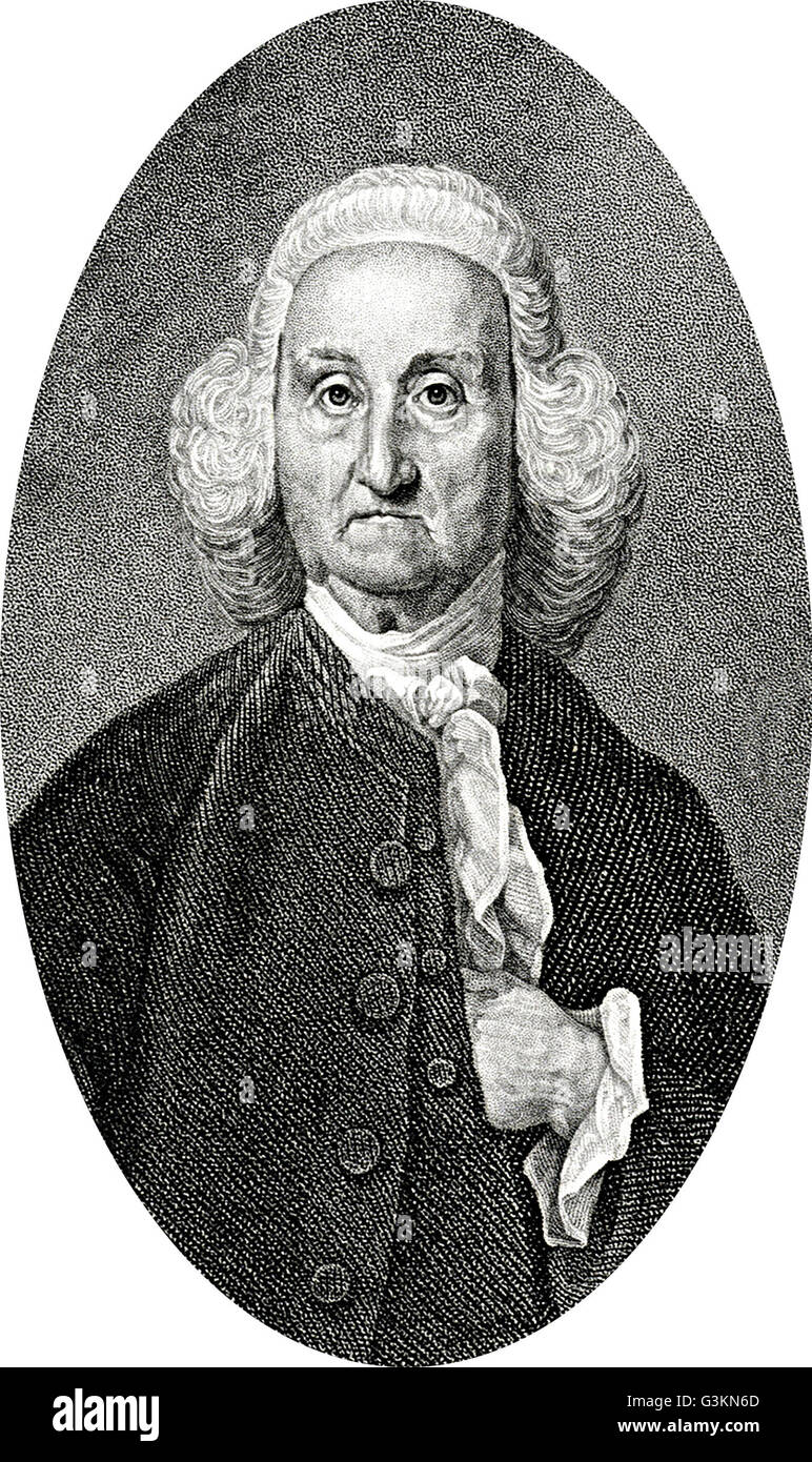 Jonathan Trumbull, 1710-1785 Stockfoto