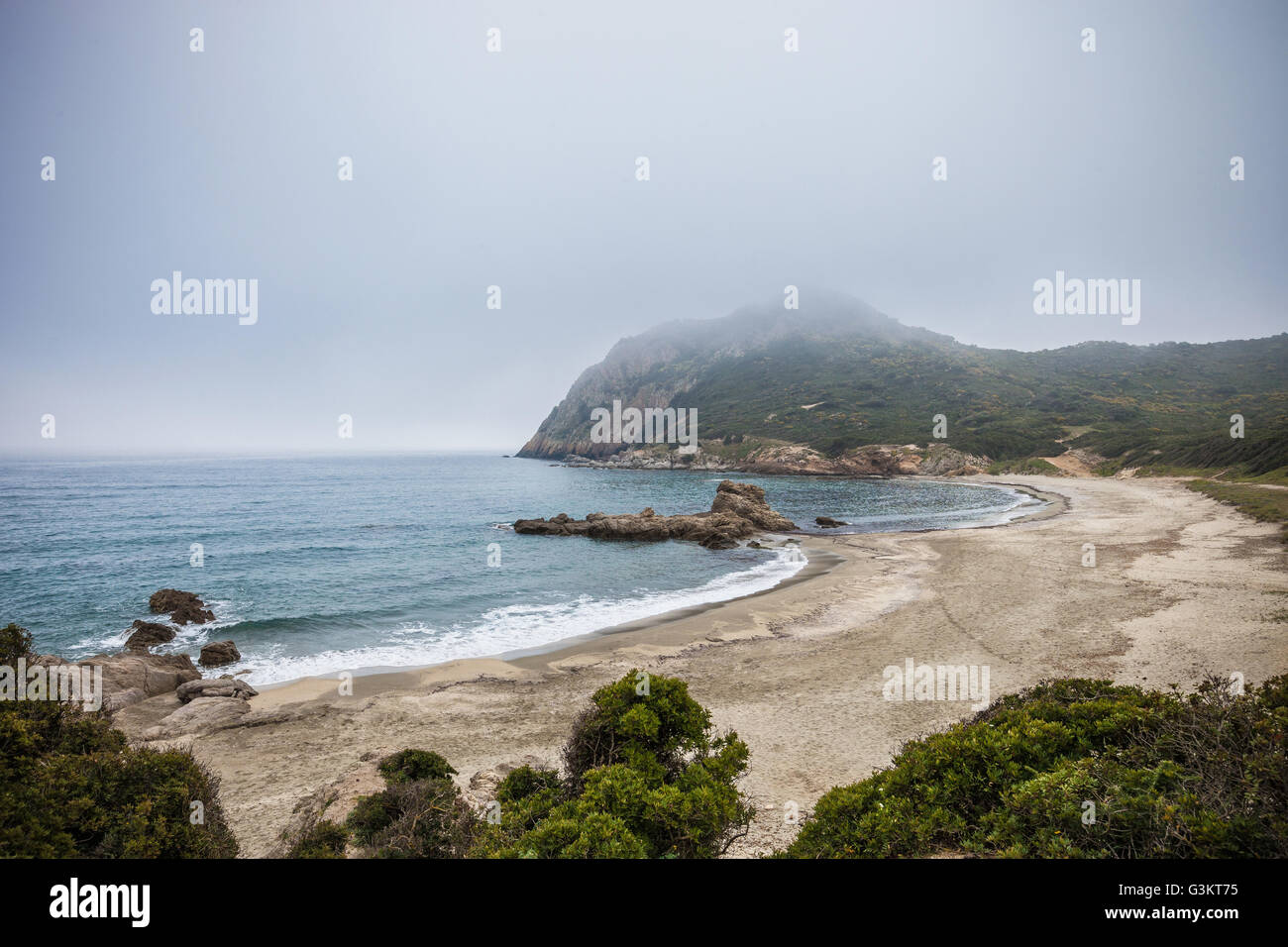 Strand und Küste, Costa Rei, Sardinien, Italien Stockfoto