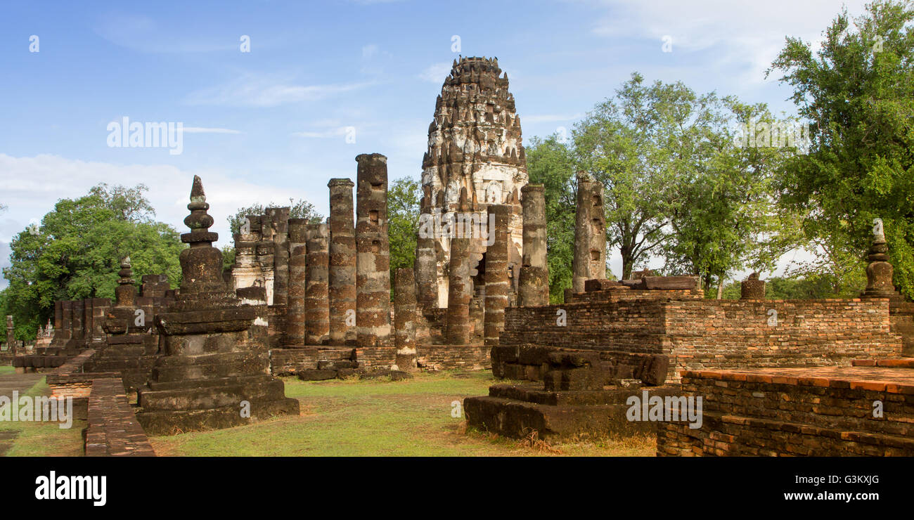Archäologischer Park Sukhothai, Thailand Stockfoto