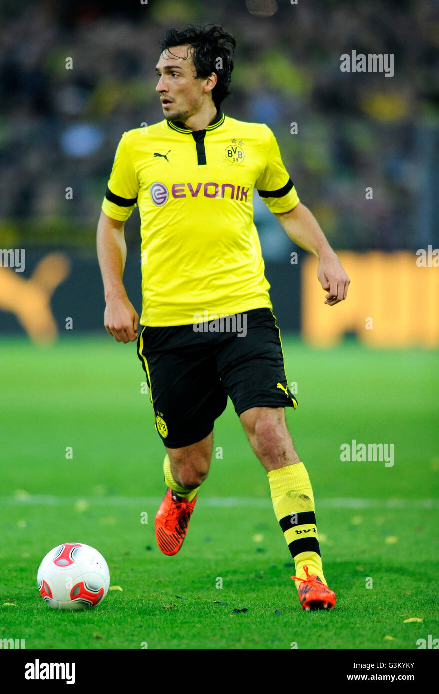 Mats Hummels, Borussia Dortmund - Borussia Mönchengladbach 5:0, Signal-Iduna-Park Dortmund, Nordrhein-Westfalen Stockfoto