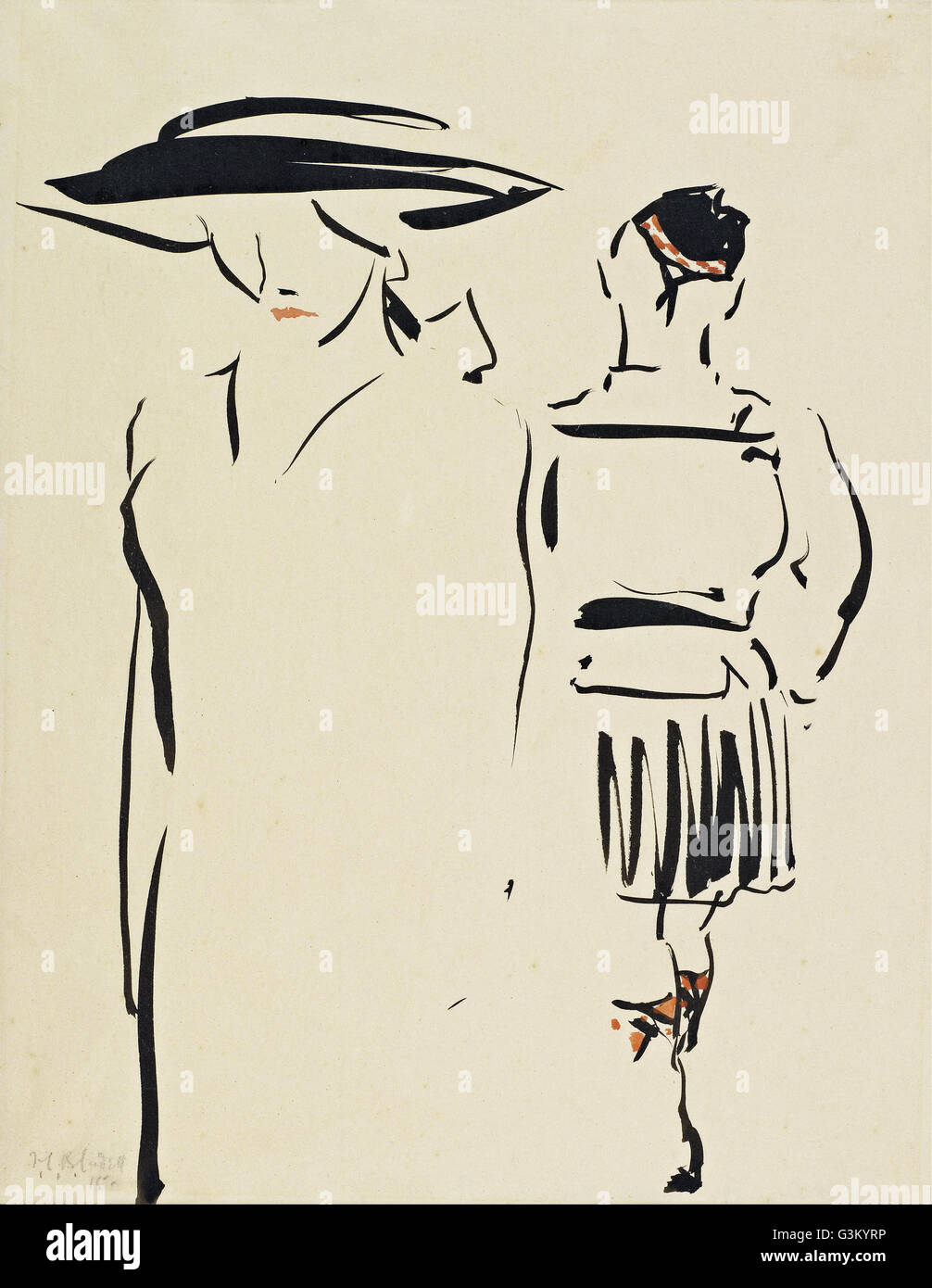 Francis Campbell Boileau Cadell - der Abschied Stockfoto