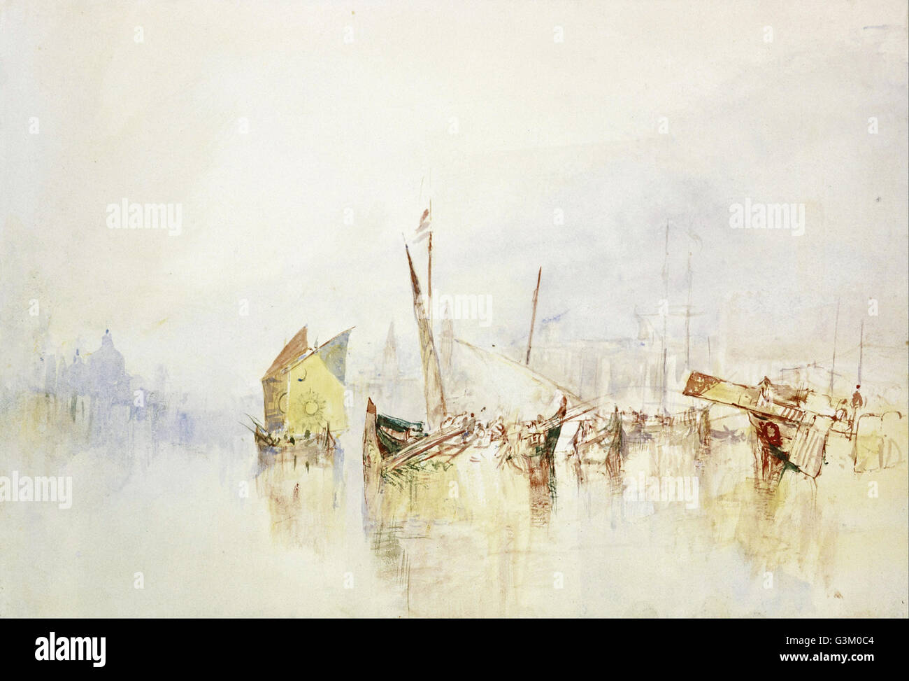 Joseph Mallord William Turner - die Sonne von Venedig Stockfoto