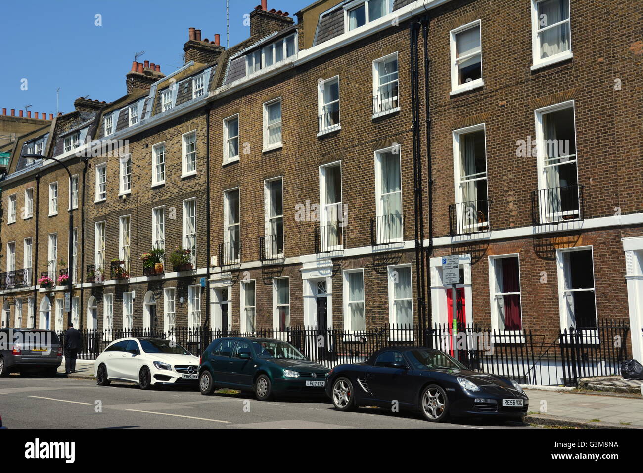 Bedford Place, Bloomsbury, Camden, London Stockfoto