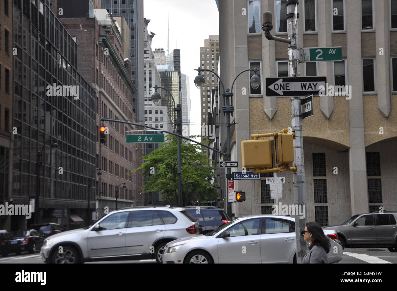 2nd Avenue, New York Stockfoto