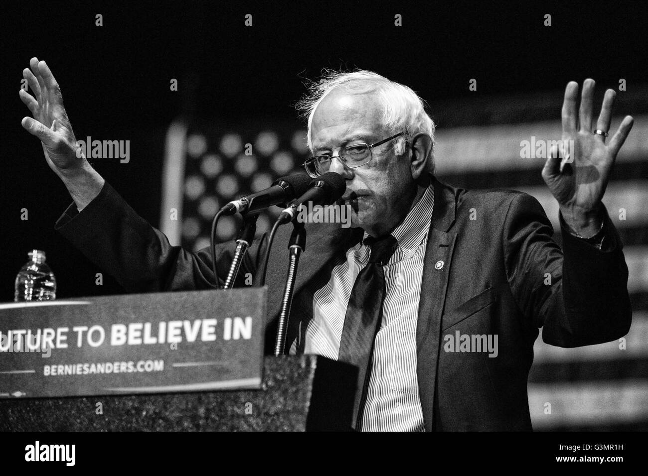 Los Angeles, Kalifornien, USA. 23. März 2016. Es ist nicht noch klar, welchen Einfluss die BERNIE SANDERS-Bewegung auf zukünftige US-Politik haben wird. Seine Kampagne war jedoch wohl eines der faszinierendsten kulturellen Ereignisse in der modernen amerikanischen Geschichte. 23. März 2016. Los Angeles, Kalifornien © Gabriel Romero/ZUMA Draht/Alamy Live-Nachrichten Stockfoto