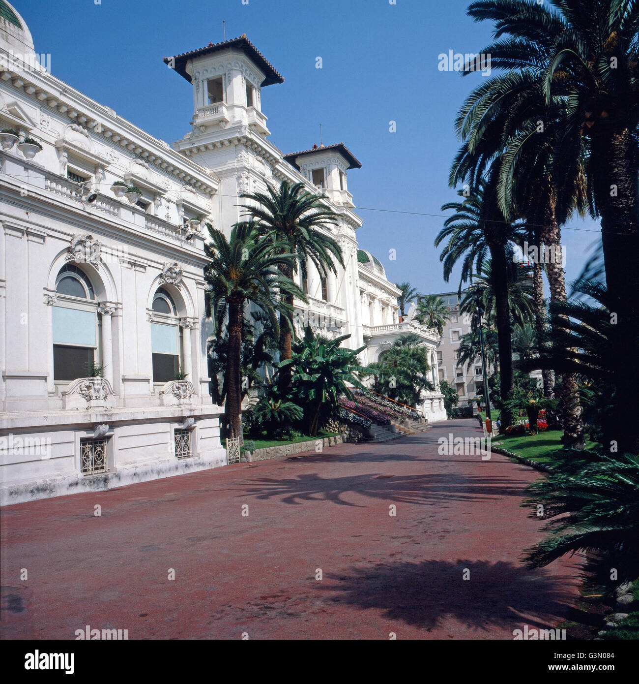 Reise Nach San Remo, Italien 1980er Jahre. Reise nach San Remo, Italien der 1980er Jahre. Stockfoto