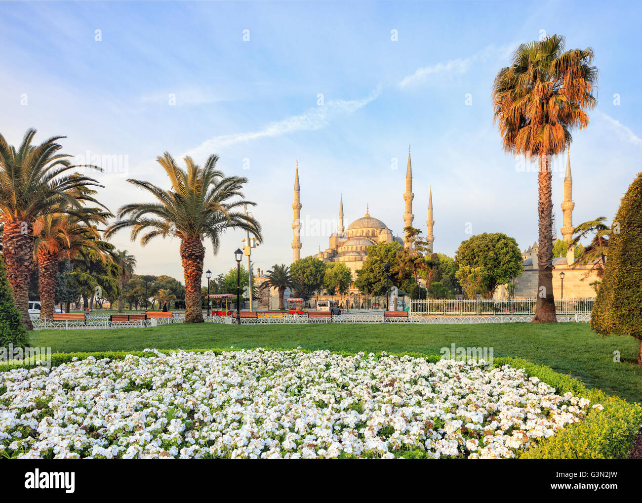 Blaue Moschee, Istanbul, Türkei Stockfoto