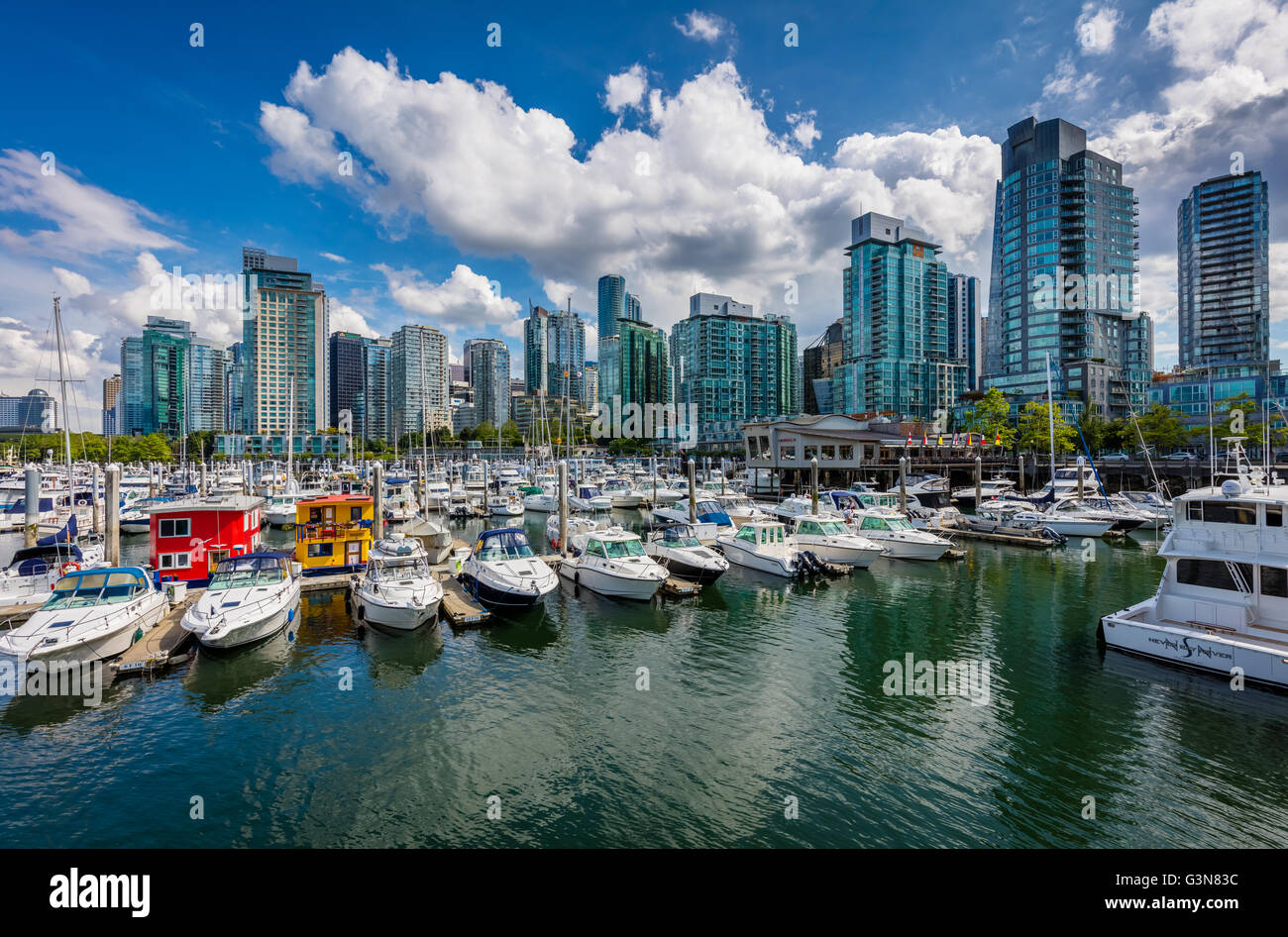 Vancouver ist die bevölkerungsreichste Stadt in der kanadischen Provinz British Columbia. Stockfoto