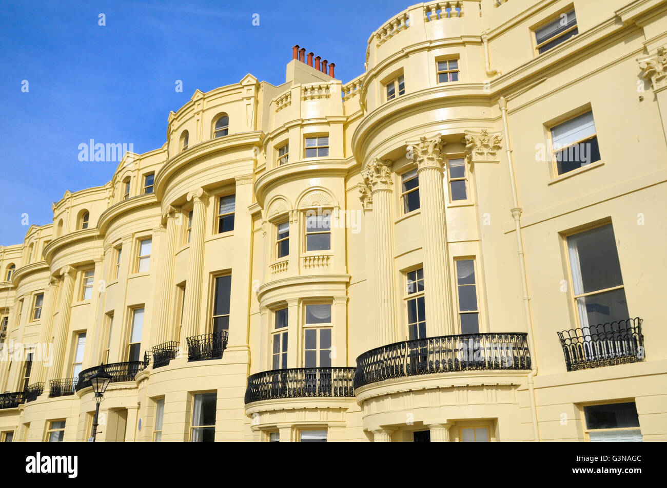 Brunswick Terrasse, Hove, Brighton & Hove, East Sussex, England, UK Stockfoto