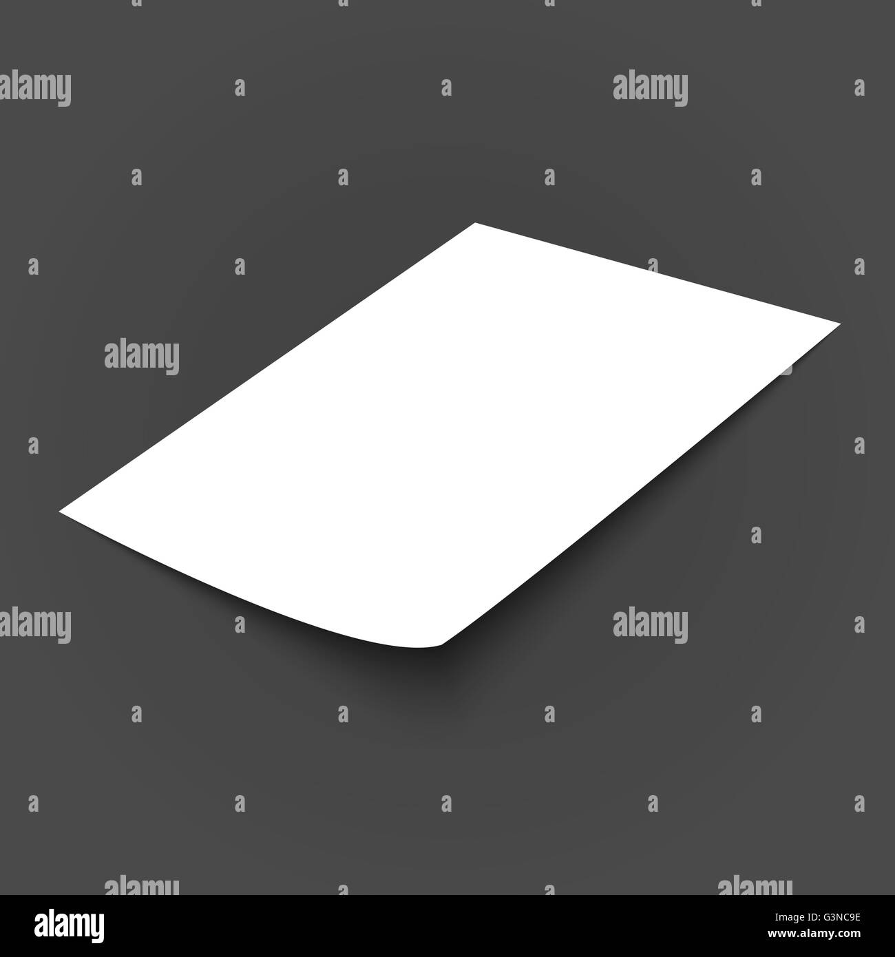 Vektor-leeres Papier-Vorlage Stock Vektor