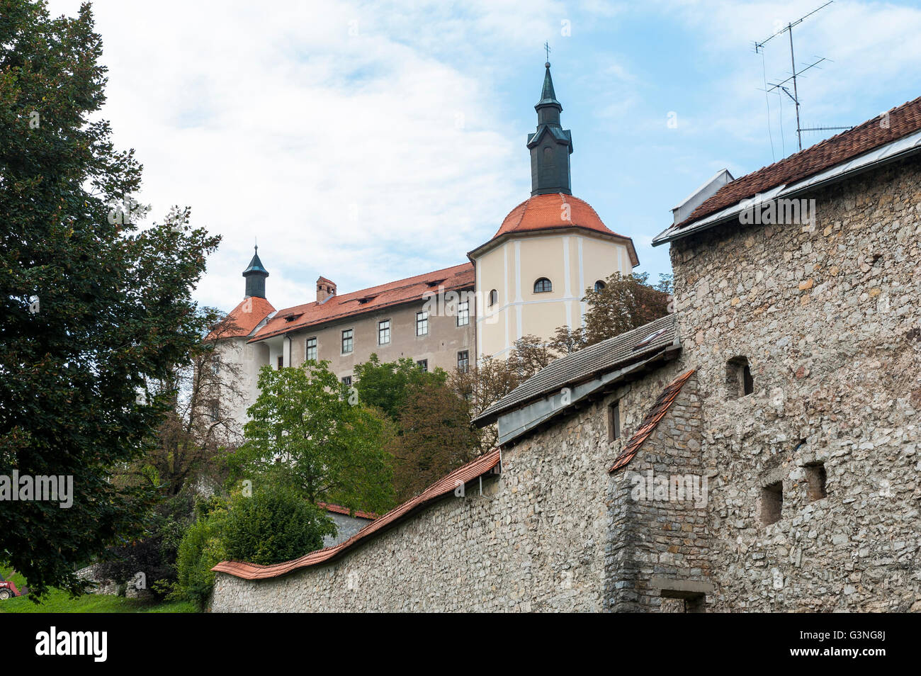 Skofja Loka, Region Oberkrain Slowenien, Europa Stockfoto