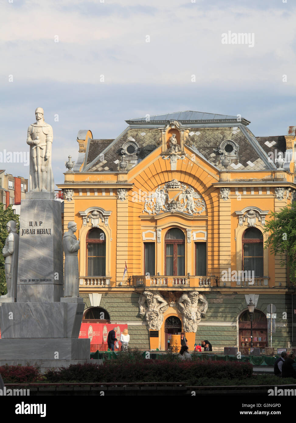 Serbien, Vojvodina, Subotica, Stadtbibliothek, Stockfoto