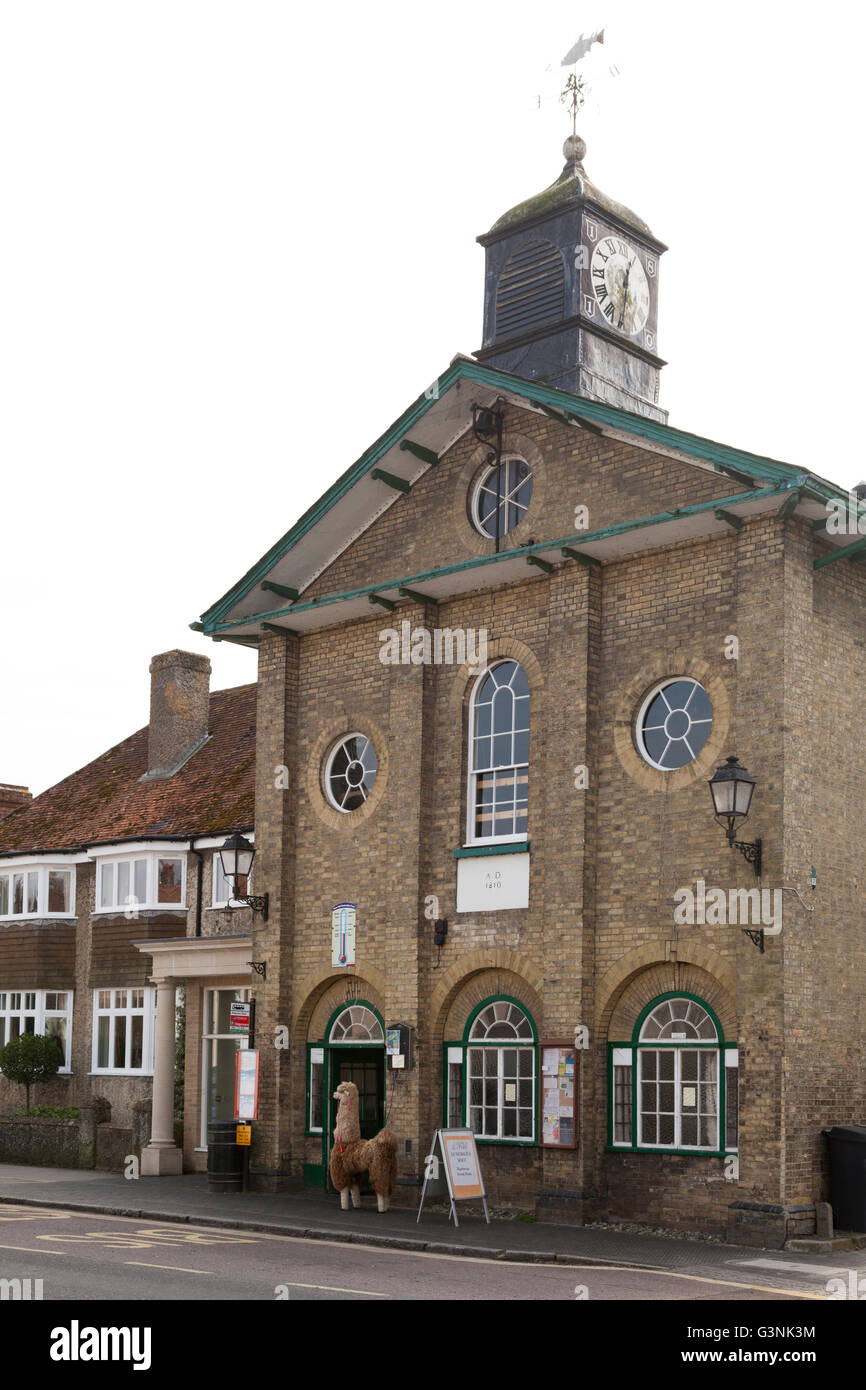 Stockbridge Rathaus, Stockbridge, Hampshire, England, Vereinigtes Königreich, Europa Stockfoto