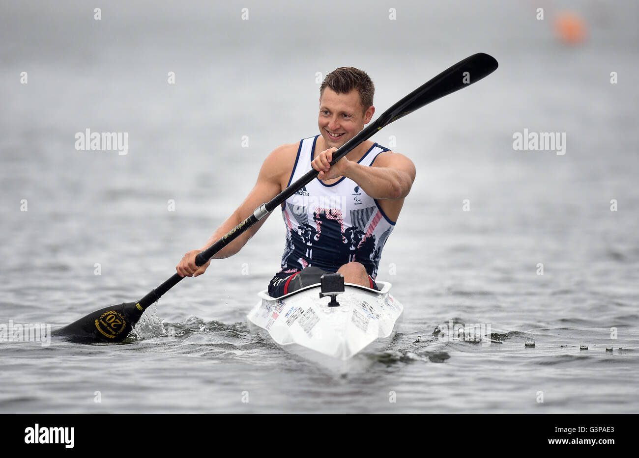 Der Brite Rob Oliver bei der Team-Ankündigung bei Eton Dorney, Buckinghamshire. PRESSEVERBAND Foto. Bild Datum: Dienstag, 14. Juni 2016. PA-Geschichte-Kanu-Großbritannien zu sehen. Bildnachweis sollte lauten: Andrew Matthews/PA Wire Stockfoto