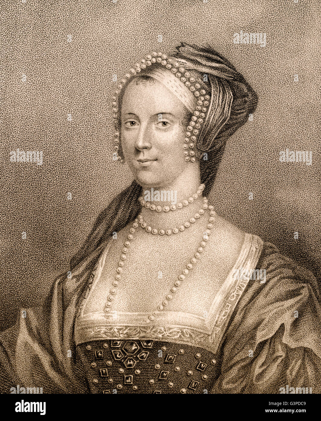 Anne Boleyn, 1501-1536, Königin von England von 1533 bis 1536 als die zweite Frau von König Henry VIII Stockfoto