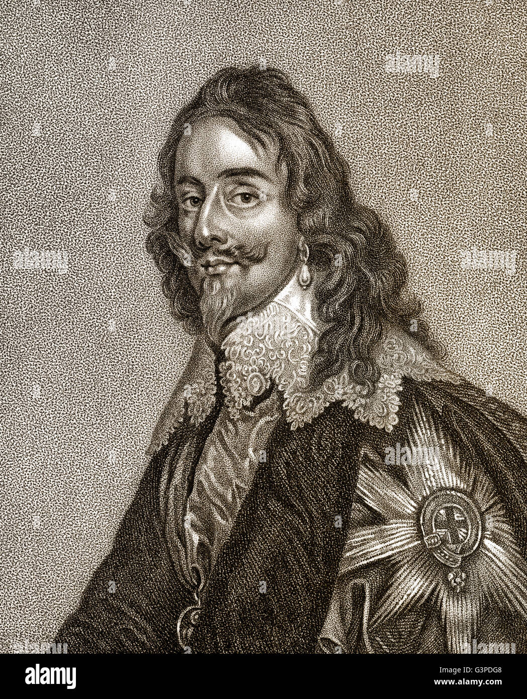 Charles I, 1600-1649, König von England, Schottland und Irland Stockfoto