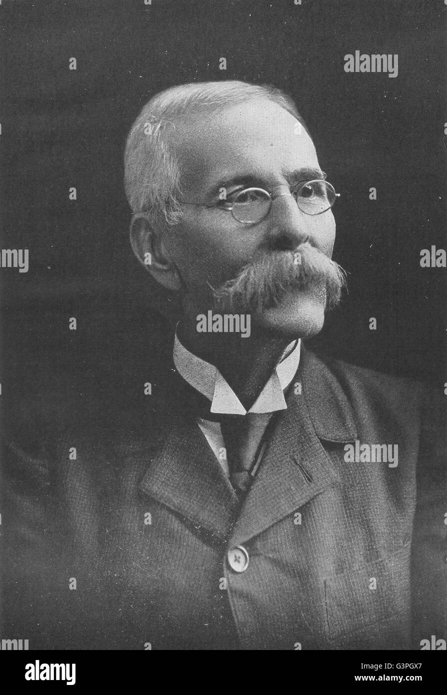 PANAMA: Dr. Manuel Amador, 1. Präsident, antique print 1907 Stockfoto