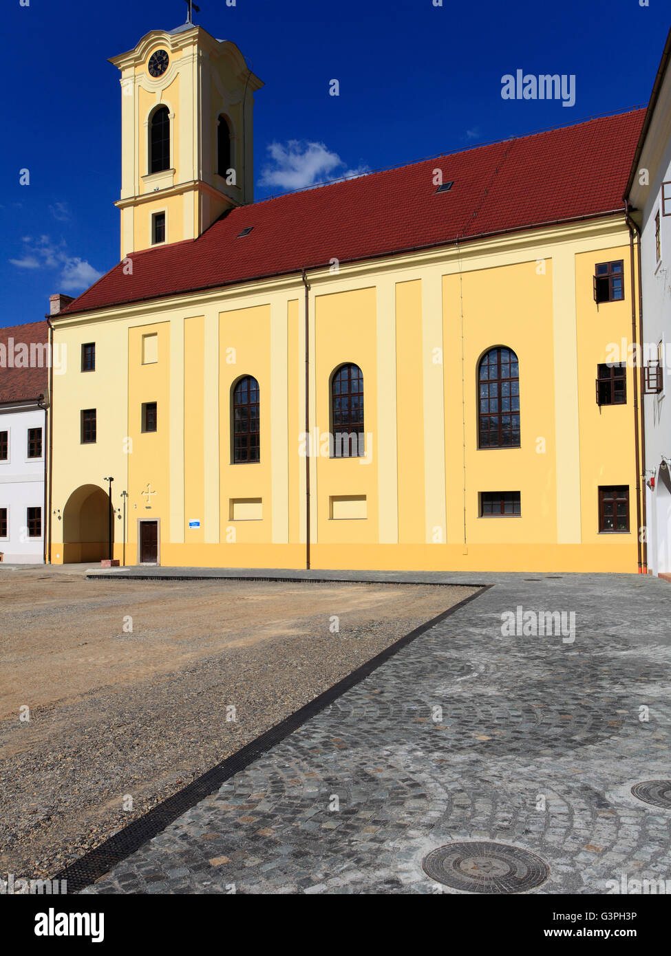 Oradea, Rumänien, Crisana, Festung, Kirche, Stockfoto
