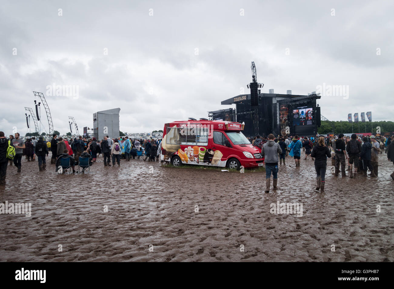 Download Festival 2016 in Donnington Park, Leicestershire Stockfoto