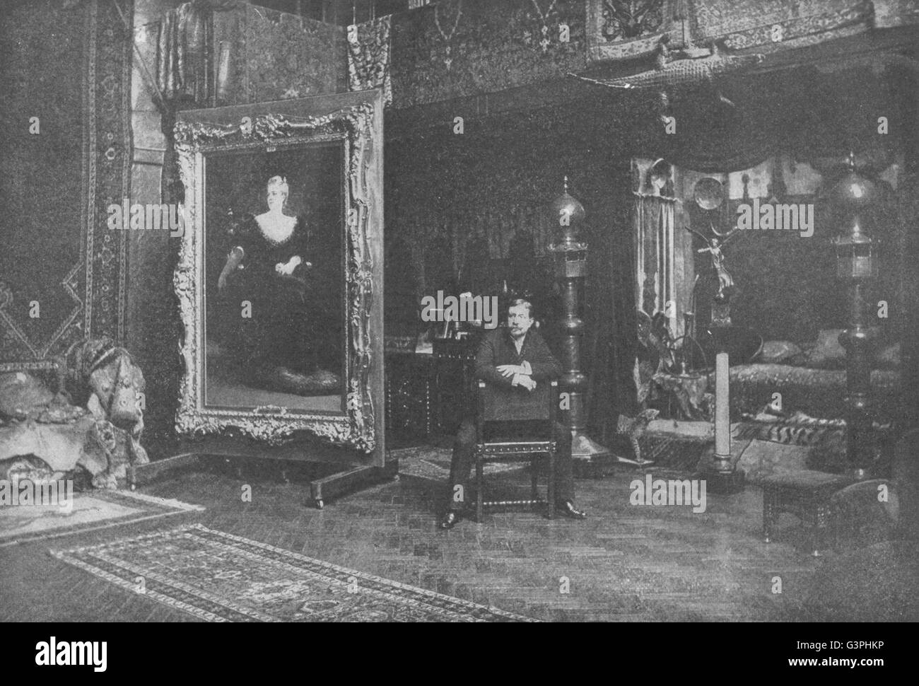 Künstler: Jean Joseph Benjamin-Constant, antique print 1907 Stockfoto