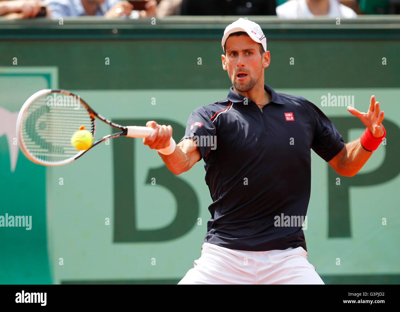 Noval Djokovic, SRB, Französisch Open 2012, ITF Grand-Slam-Tennis-Turnier, Roland Garros, Paris, Frankreich Stockfoto