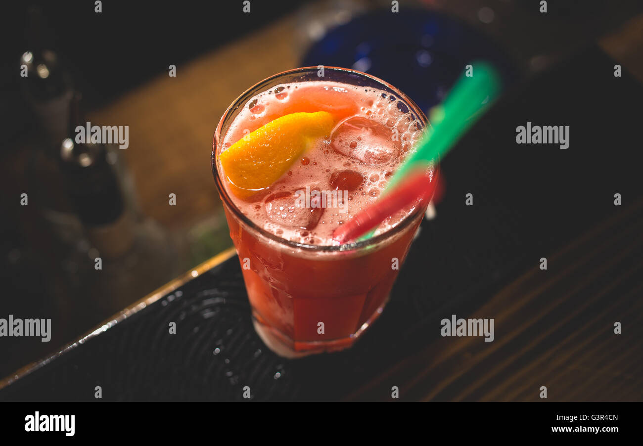 Mai Tai alkoholische Cocktail basierend auf rum Stockfoto