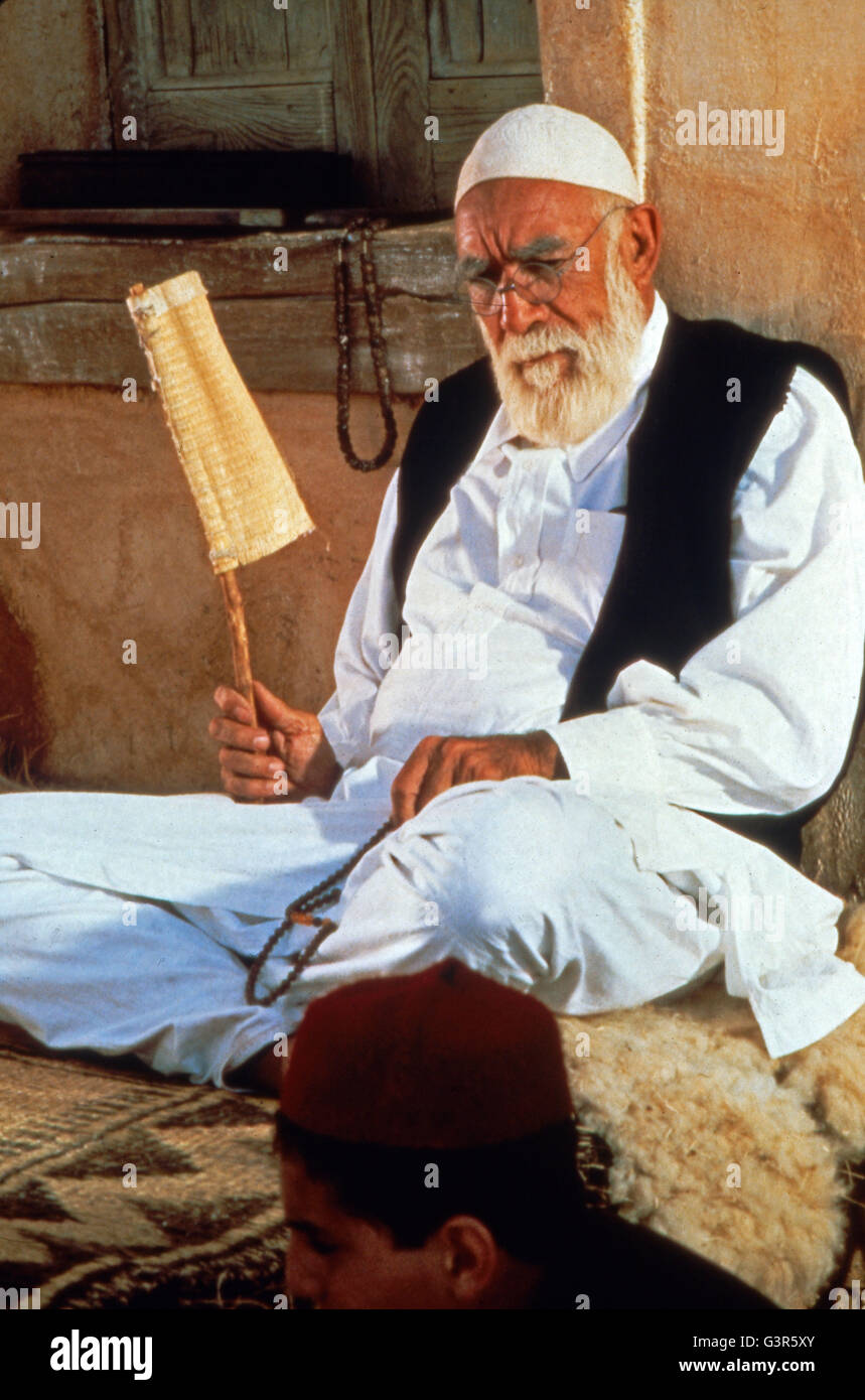 Löwe der Wüste, aka: Omar Mukhtar - Löwe der Wüste, Revolutionsfuehrer/USA 1980, Regie: Moustapha Akkad, Monia: Anthony Quinn Stockfoto