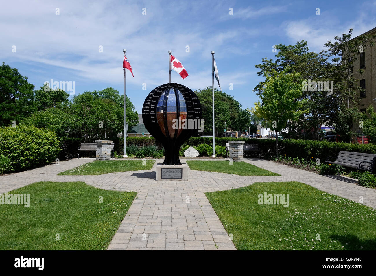 Die Time Capsule Banting House Museum London Ontario, Geburtsort von Insulin und Heimat von Dr. Banting Stockfoto