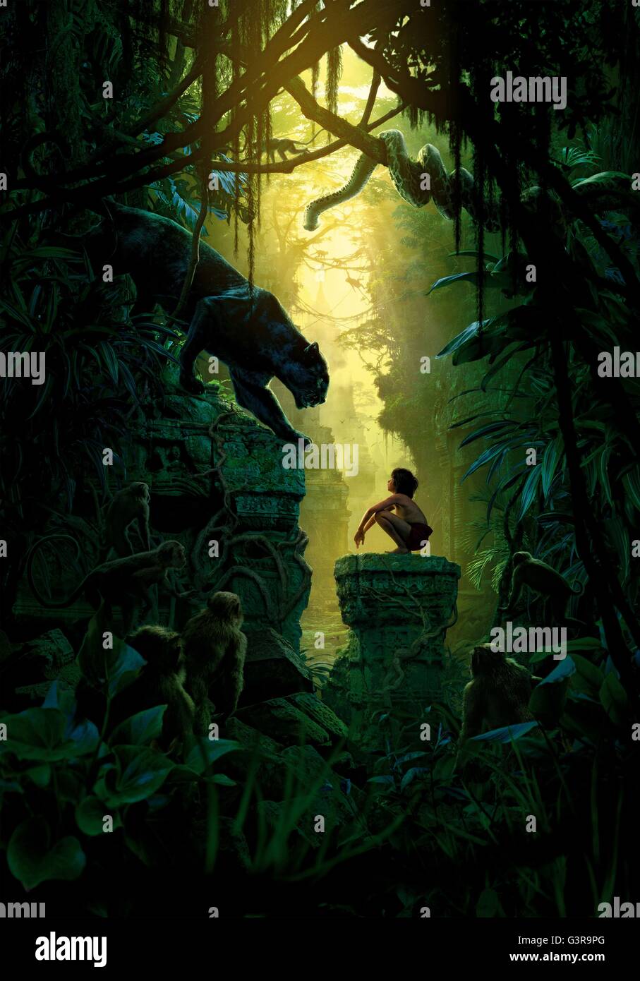 Das Dschungel-Buch-Jahr: 2016-USA Regie: Jon Favreau Neel Sethi Key Art Stockfoto