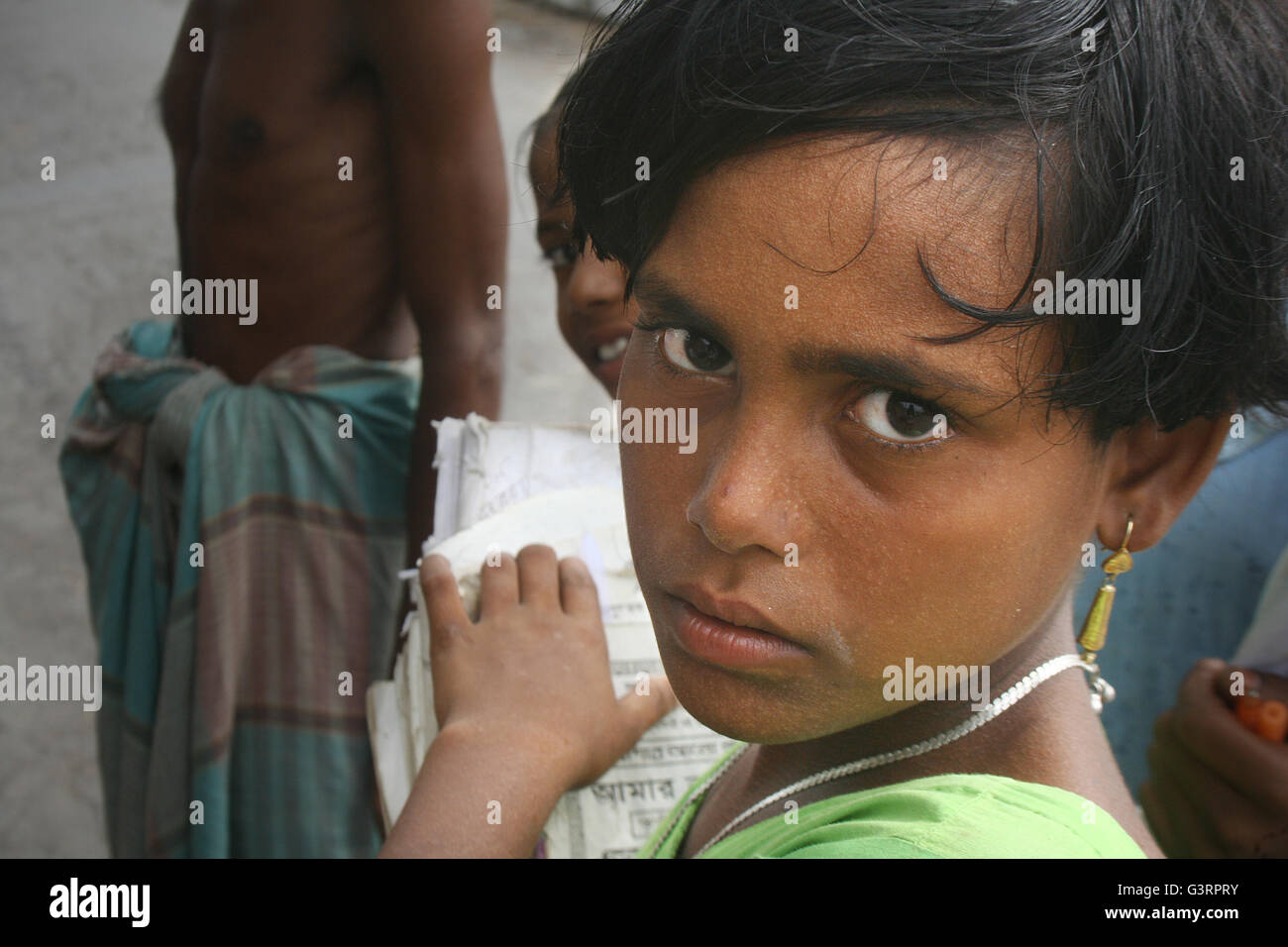 25. Mai 2009 - tropischer Wirbelsturm Aila über Indien und Bangladesch. Stockfoto
