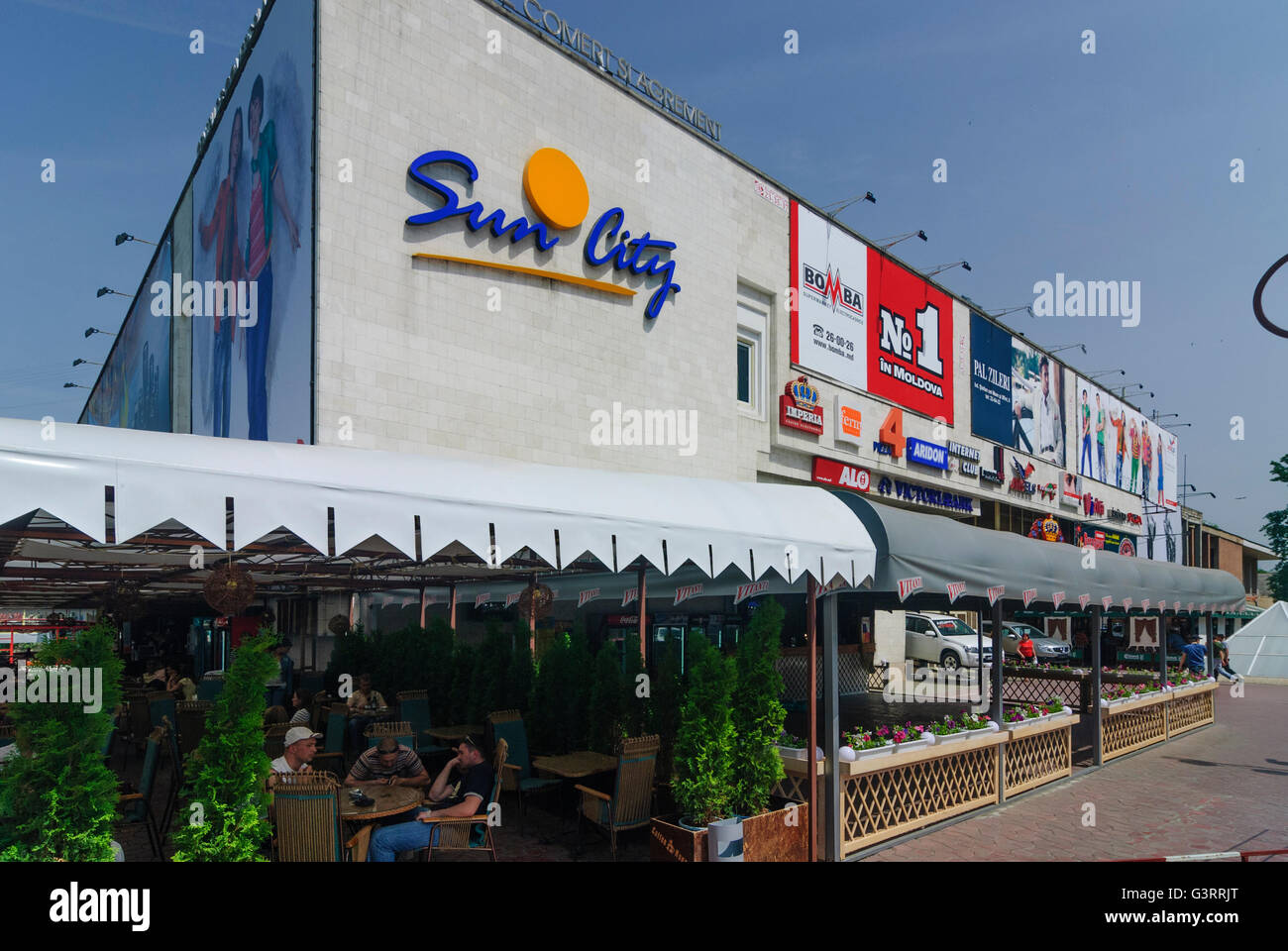 Einkaufszentrum, Sun City, Moldawien, Chisinau (Kischinjow) Stockfoto
