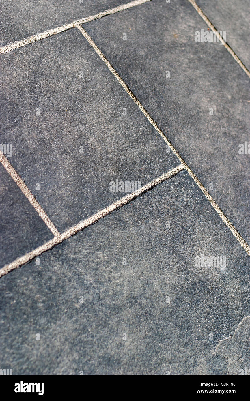 Schiefer Bodenfliesen Stockfotografie - Alamy