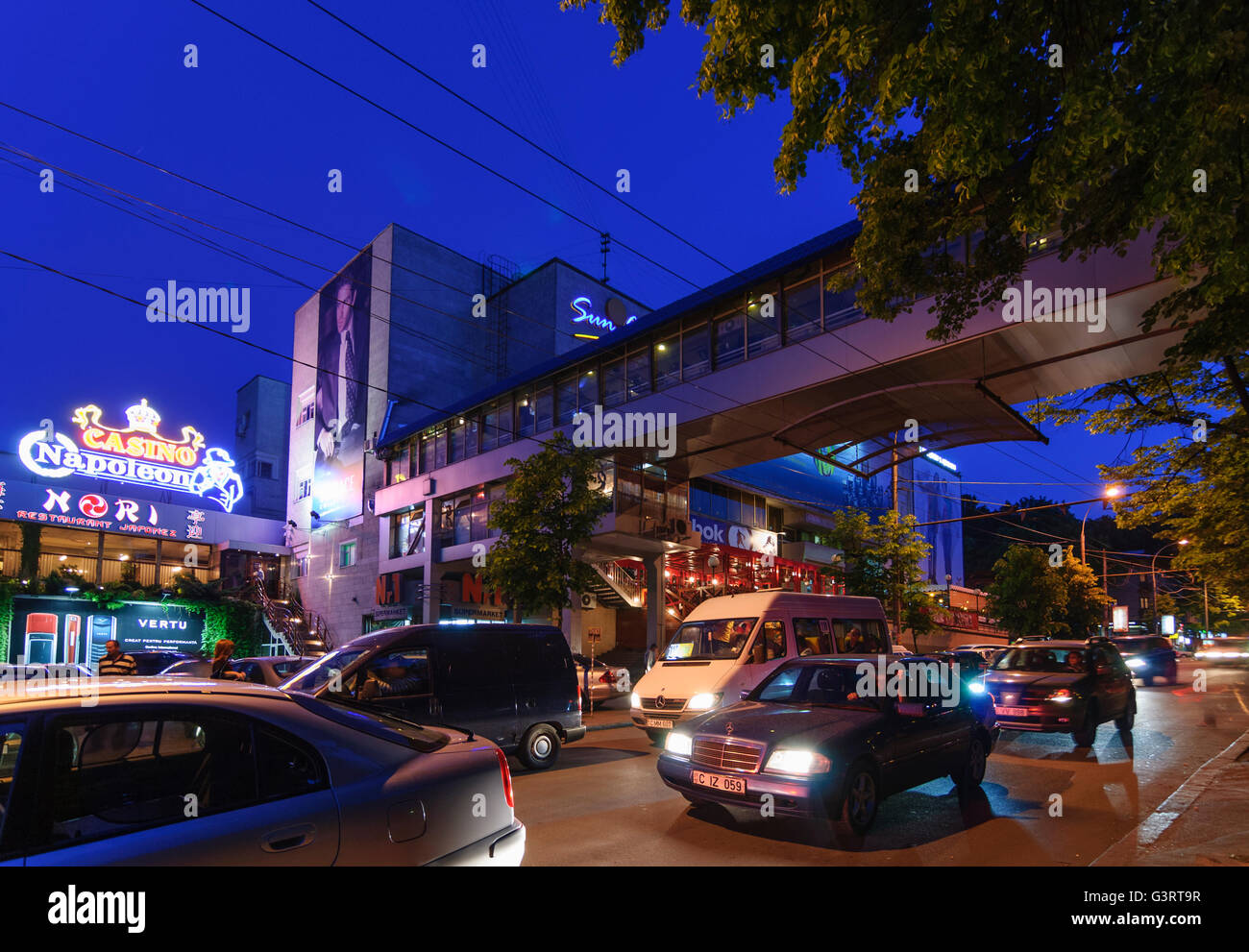 Einkaufszentrum, Sun City, Moldawien, Chisinau (Kischinjow) Stockfoto