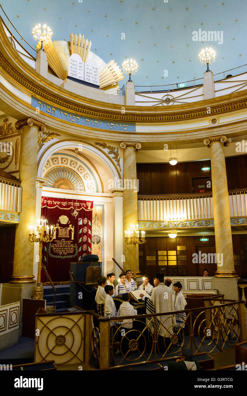 Stadttempel (Hauptsynagoge) am Tag der offenen Tür, Österreich, Wien, 01., Wien, Wien Stockfoto