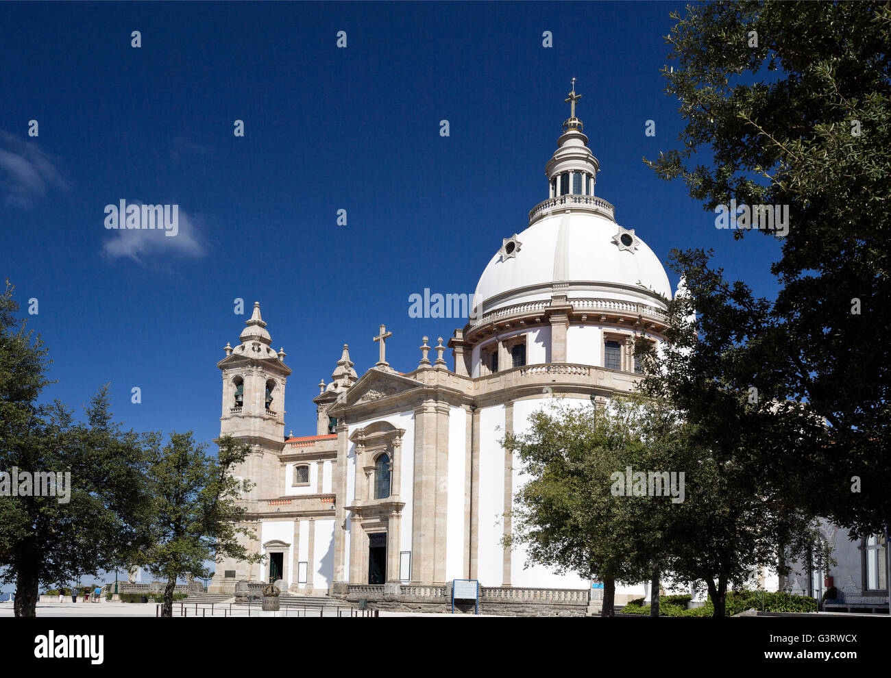 Das Heiligtum unserer lieben Frau von Sameiro in Braga, Portugal Stockfoto