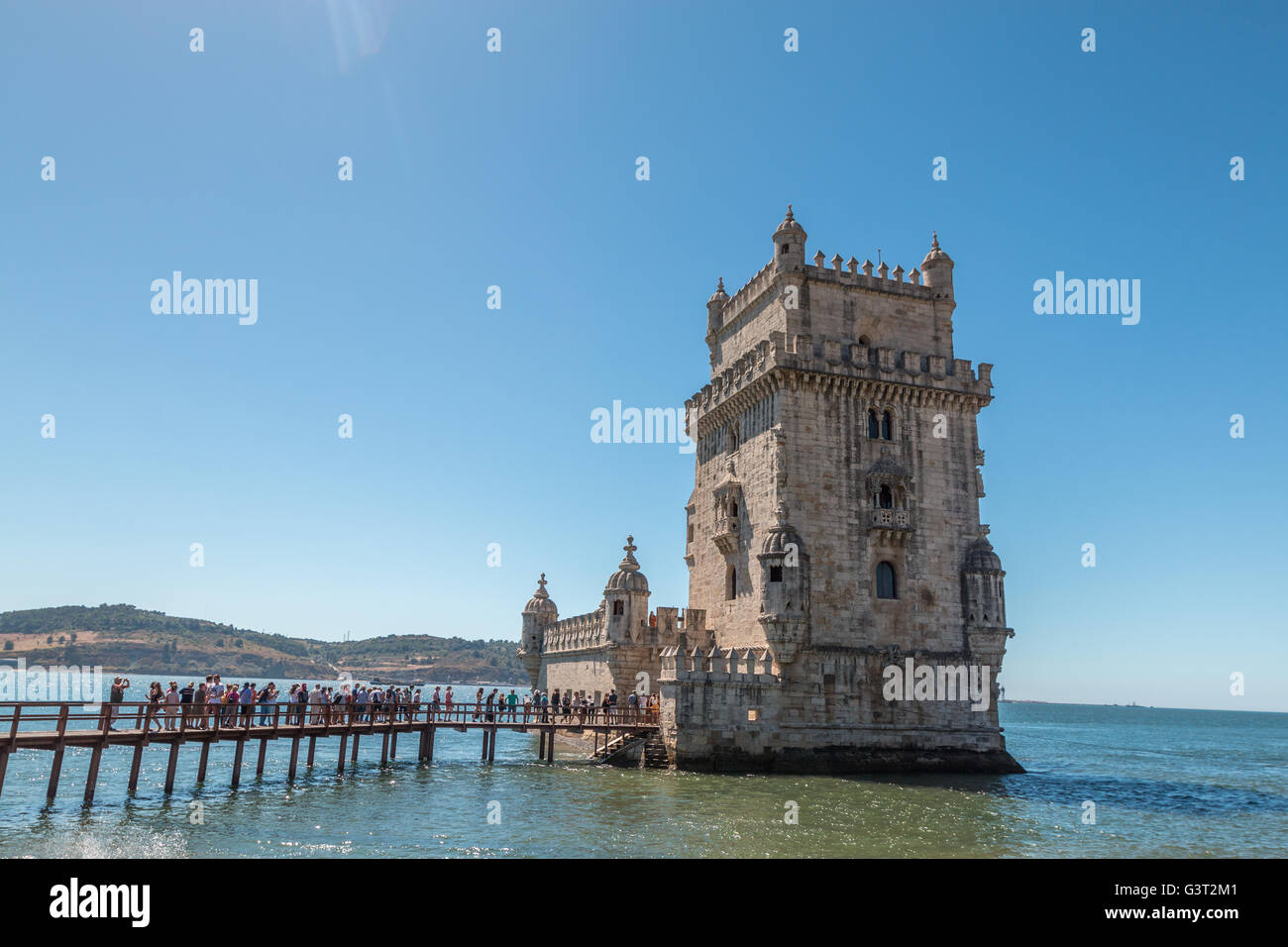 Turm von Belem in Lissabon Portugal Stockfoto