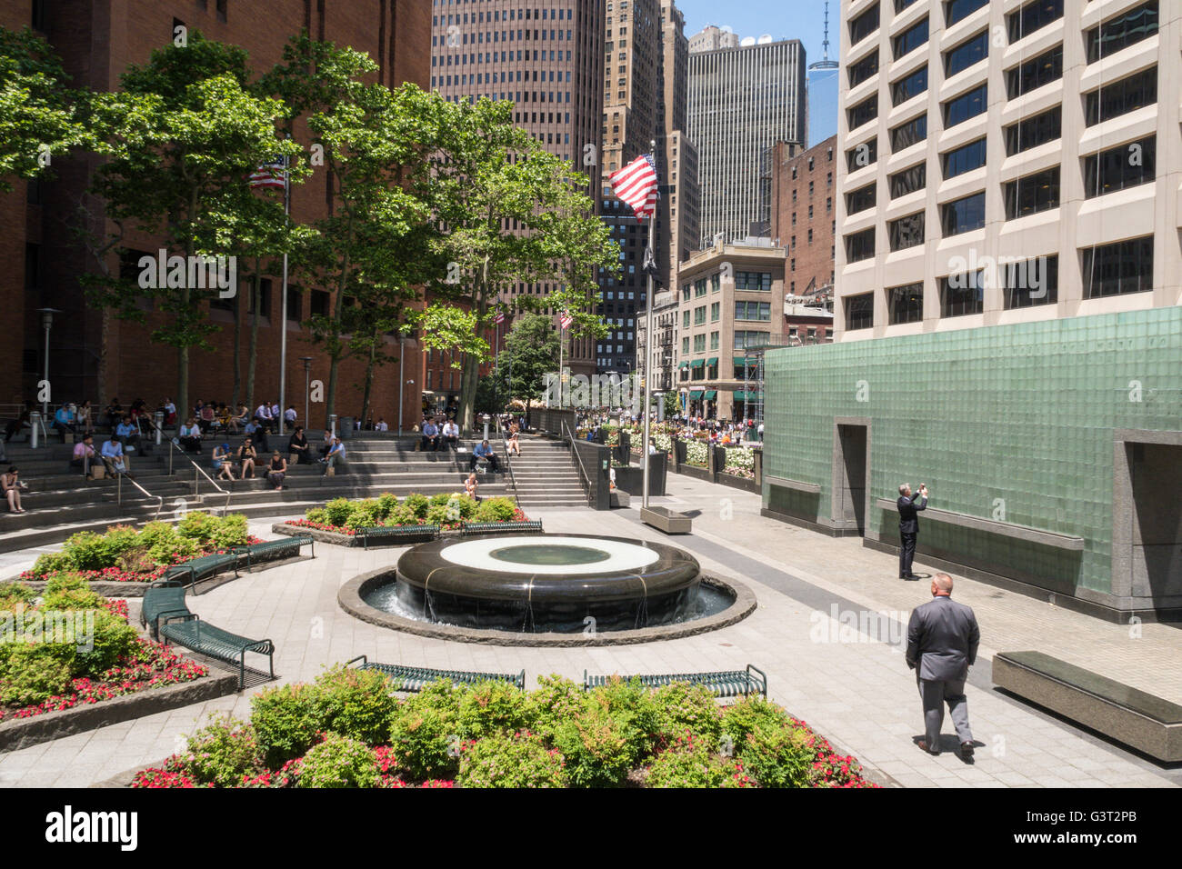 Vietnam Veterans Plaza, New York Stockfoto