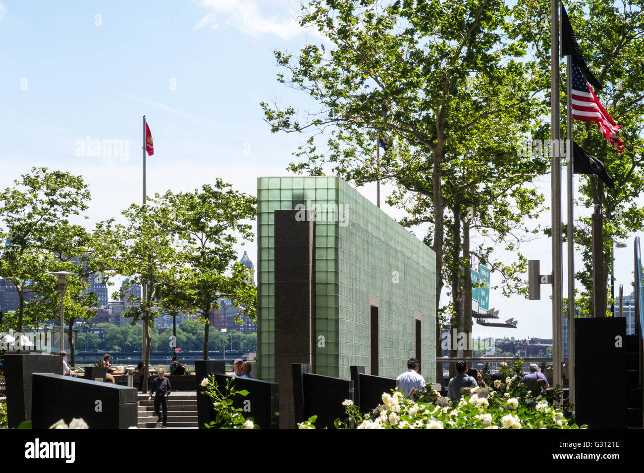 Vietnam Veterans Plaza, New York Stockfoto