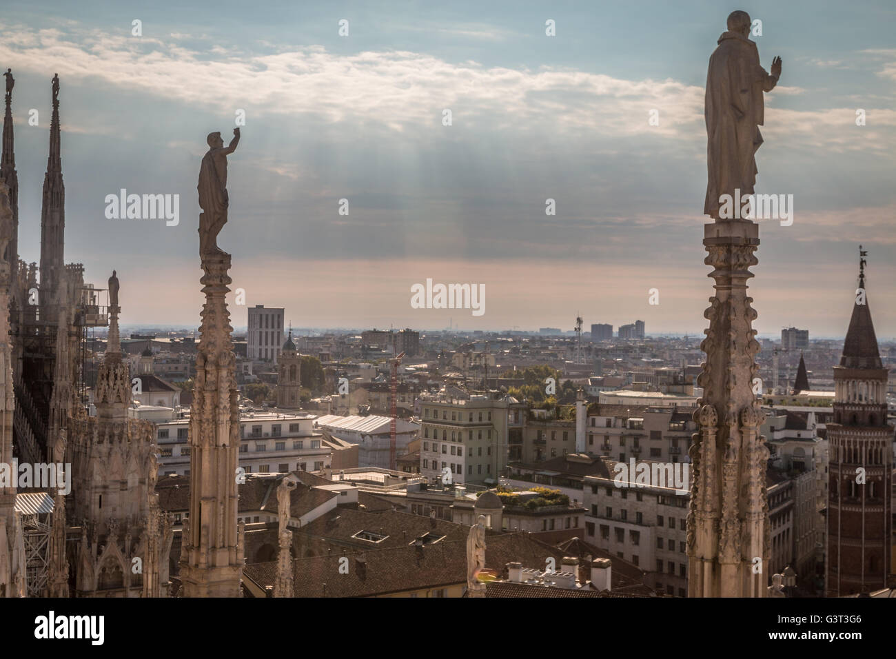 Blick auf Mailand Italien Stockfoto