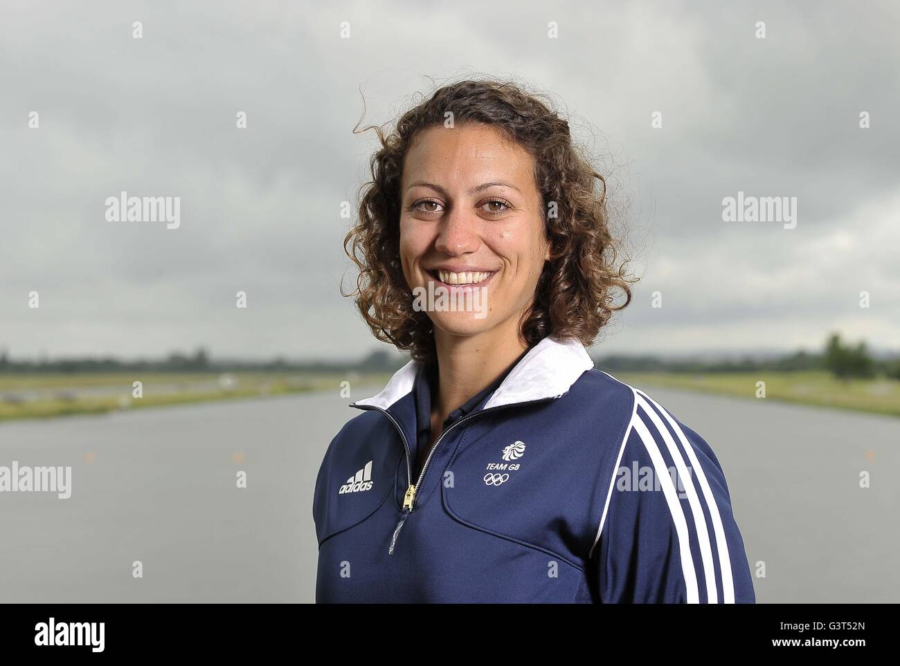 Windsor, Berkshire, UK. 14. Juni 2016. Louisa Gurski (Womens K4 500m). TeamGB verkünden die Kanu-Sprint-Team für die Olympischen Spiele in Rio2016. Dorney Lake. Windsor. Berkshire. VEREINIGTES KÖNIGREICH. 14.06.2016. Bildnachweis: Sport In Bilder/Alamy Live-Nachrichten Stockfoto