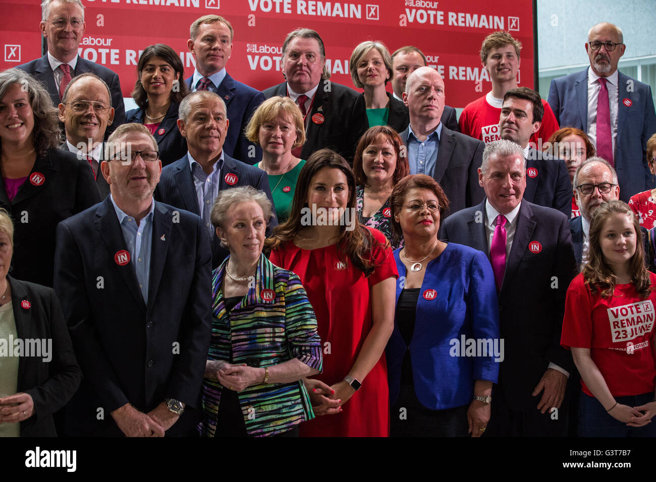 London Uk 14 Juni 2016 Labour Schattenkabinett Mitglieder