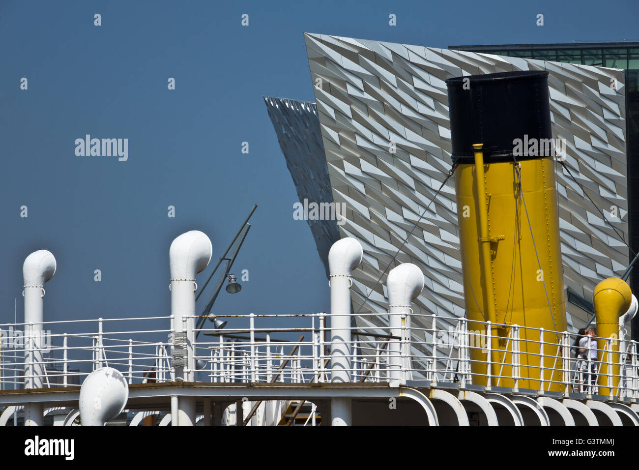 Titanic-Museum titanic Viertel Belfast Stockfoto