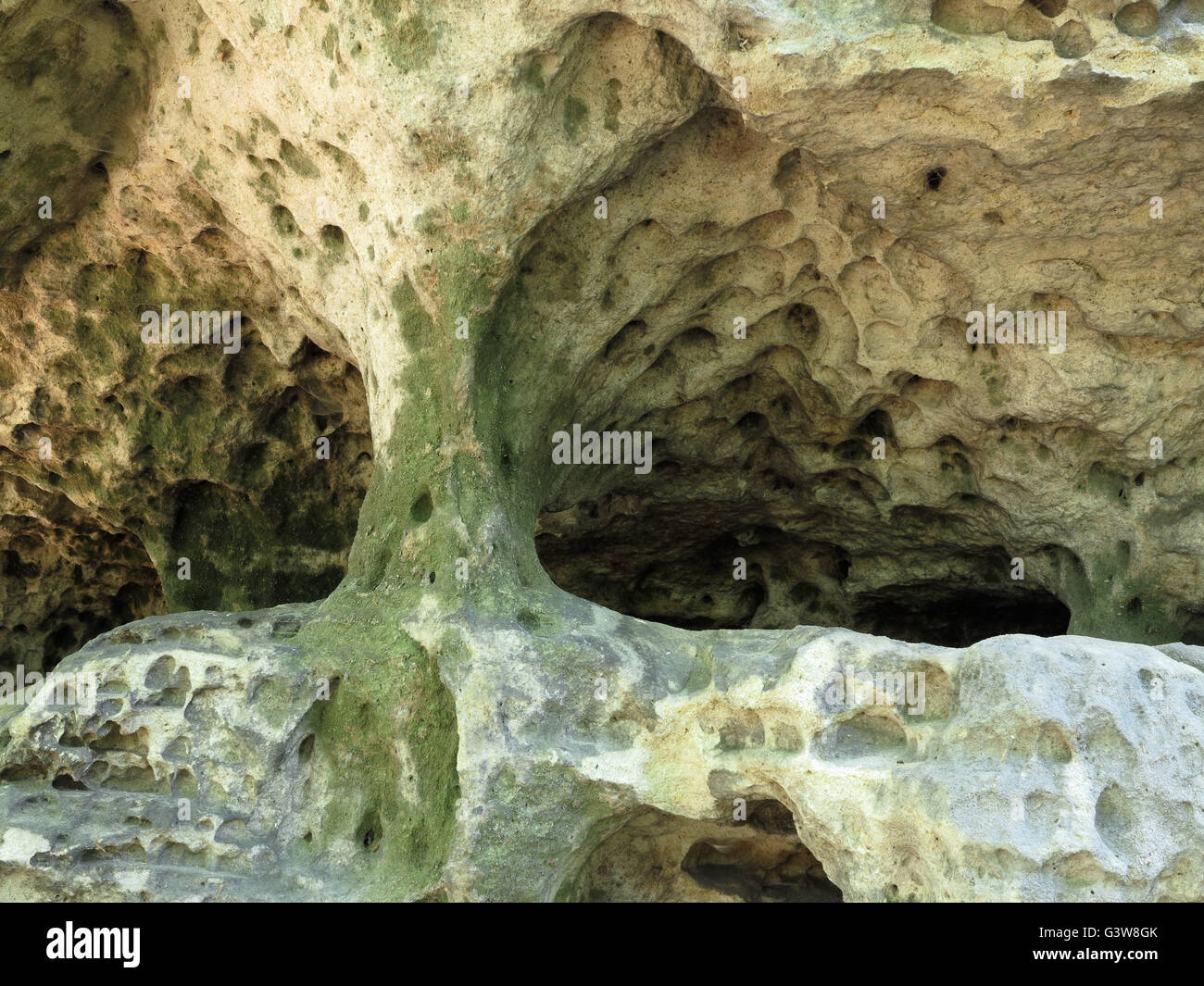 Detail des Felsens Verwitterung - bizarre rock Formation Stockfoto