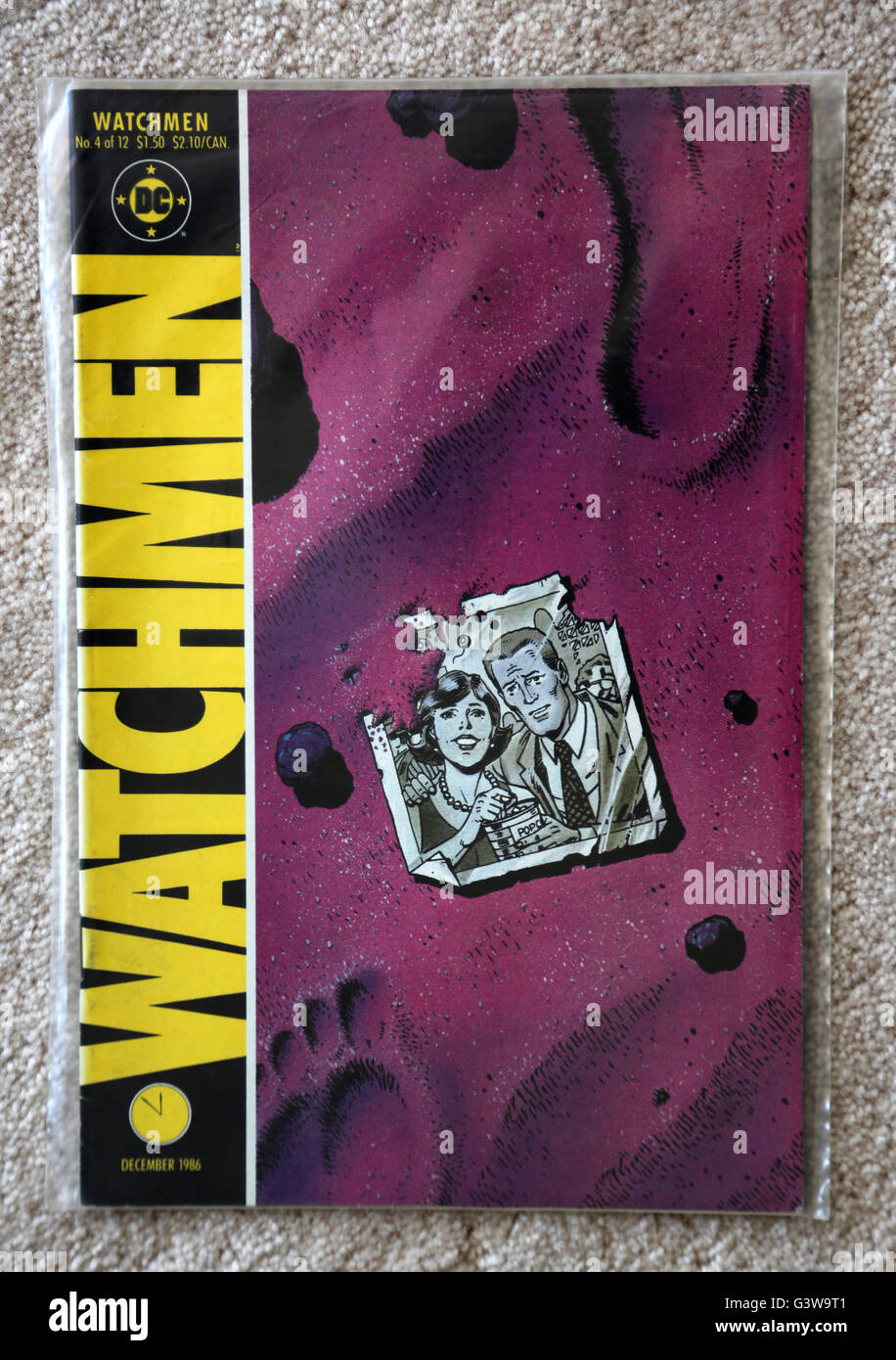 Watchmen-Vintage DC-Comic-Buch Stockfoto