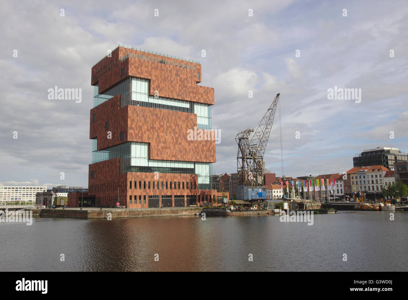 Antwerpen, Museum Aan de Stroom (MAS), Belgien Stockfoto